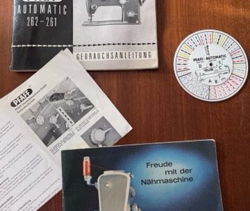 Zubehör, das bei meiner Paff 262 dabei ist